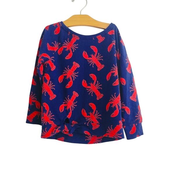 4T Old Navy Kids Blue and Red Lobster Shirt - Picture 1 of 4